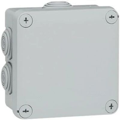 Caja de unión cuadrada impermeable Legrand - 105x105x55mm Caja de unión cuadrada impermeable Legrand - 105x105x55mm