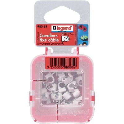 Legrand 098365 Kabelklem - Diameter 5-7 mm - Verpakking 20 Legrand 098365 Kabelklem - Diameter 5-7 mm - Verpakking 20