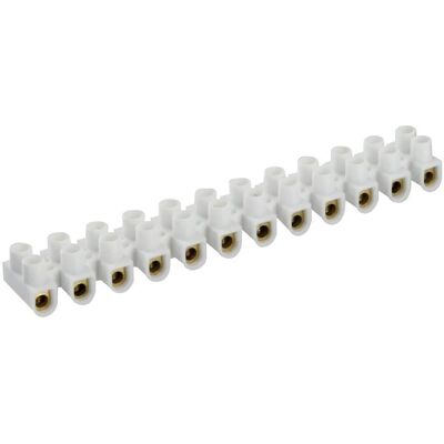 Legrand Witte Nylbloc 2 x 6 - Elektrische connector Legrand Witte Nylbloc 2 x 6 - Elektrische connector