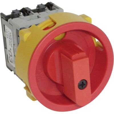 Interrupteur Sectionneur Verrouillable Baco 20A 1x90° Rouge, Jaune - Interrupteur - Publicité Interrupteur Sectionneur Verrouillable Baco 20A 1x90° Rouge, Jaune - Interrupteur - Publicité