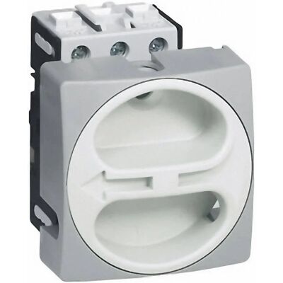 BACO Modell BA174101 Verriegelbarer Lastschalter - 32A, Drehschalter, Grau BACO Modell BA174101 Verriegelbarer Lastschalter - 32A, Drehschalter, Grau