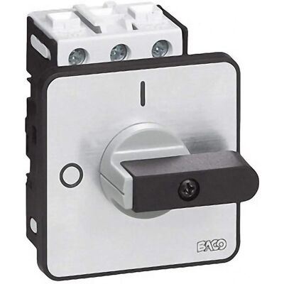 Interruttore superficie BACO BA174002 - 25A, 90° Grigio/Nero - Disgiuntore Interruttore superficie BACO BA174002 - 25A, 90° Grigio/Nero - Disgiuntore