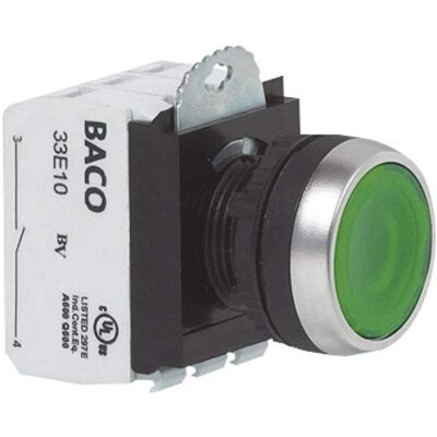 Pulsante BACO L21AH60L blu cromo - Pulsante Pulsante BACO L21AH60L blu cromo - Pulsante
