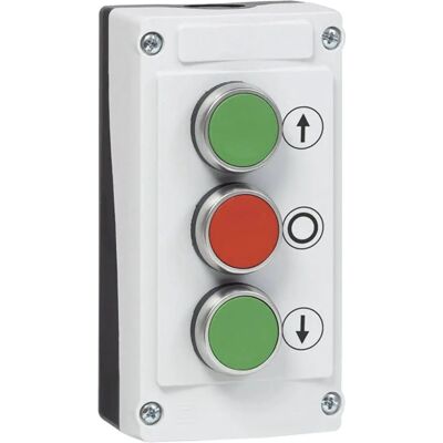BACO Steuerung 3 Taster IP66 Federrücklauf/Einbau BACO Steuerung 3 Taster IP66 Federrücklauf/Einbau