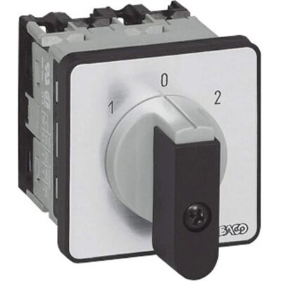 Interruttore Baco 16 A 2 x 30° Grigio Nero - Interruttore Interruttore Baco 16 A 2 x 30° Grigio Nero - Interruttore