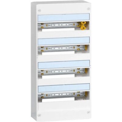 Legrand 401214 Boîtier électrique - 4 rangées, IP30, Blanc - Publicité Legrand 401214 Boîtier électrique - 4 rangées, IP30, Blanc - Publicité