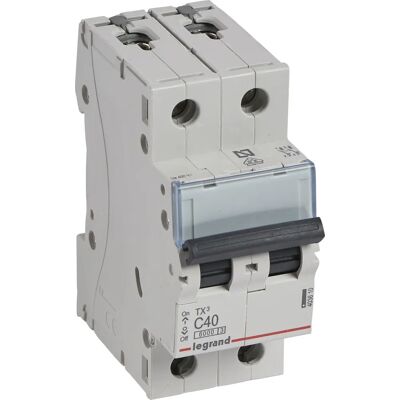 Legrand 403610 Interruptor Magnetotérmico - 2 Módulos, 40A, Bipolar Legrand 403610 Interruptor Magnetotérmico - 2 Módulos, 40A, Bipolar