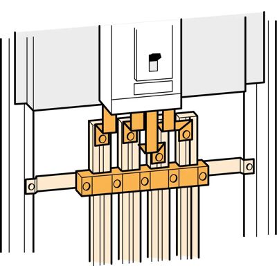 Legrand 404444 - Accesorio para Cuadro Eléctrico - Montaje Trasero Legrand 404444 - Accesorio para Cuadro Eléctrico - Montaje Trasero