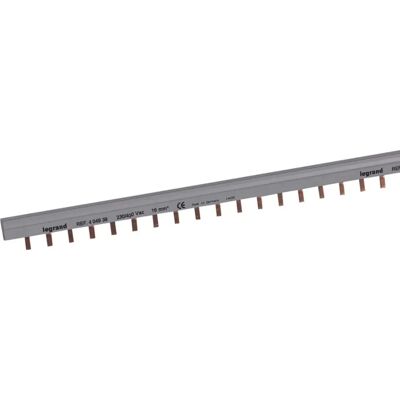 Barre bipolaire Legrand - 56 modules, 1000mm - Supporte 28 appareils - Publicité Barre bipolaire Legrand - 56 modules, 1000mm - Supporte 28 appareils - Publicité