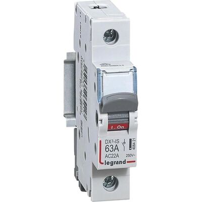 Legrand BTicino 406421 - Reiheneinbauschalter Aus 1P 63A Legrand BTicino 406421 - Reiheneinbauschalter Aus 1P 63A