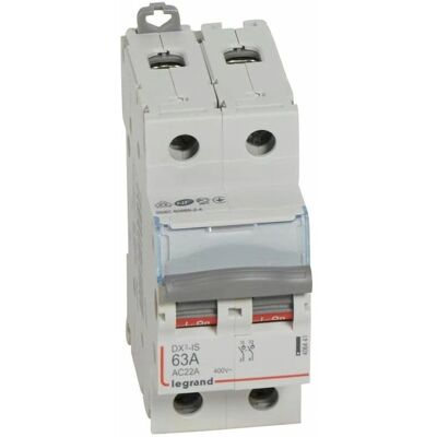 Legrand Modèle 406441 Interrupteur Bipolaire - Disjoncteur d'urgence - 63A 400V - Publicité Legrand Modèle 406441 Interrupteur Bipolaire - Disjoncteur d'urgence - 63A 400V - Publicité