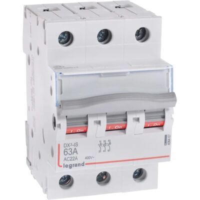 Legrand Modelo 406467 Interruptor Principal - Verde, Blanco, 3P 63A Legrand Modelo 406467 Interruptor Principal - Verde, Blanco, 3P 63A