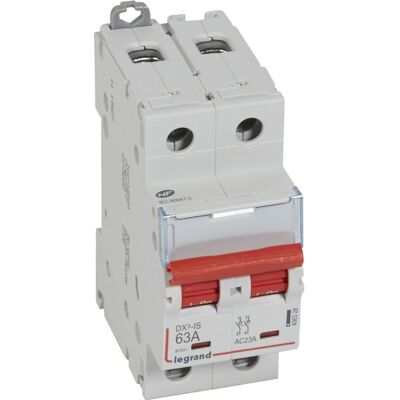 Interruptor-automático Legrand 406528 - 2 polos, 63A, 400V, IP20 Interruptor-automático Legrand 406528 - 2 polos, 63A, 400V, IP20