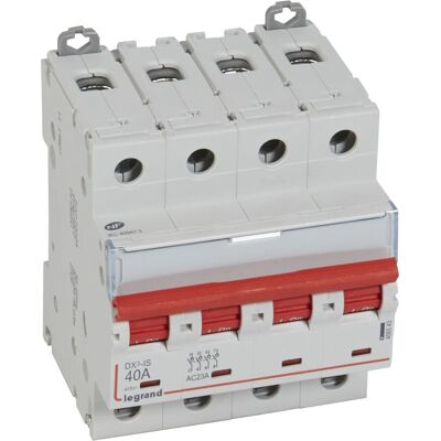 Legrand 406543 Interruptor de circuito - 40A, 4 módulos, IP20 Legrand 406543 Interruptor de circuito - 40A, 4 módulos, IP20