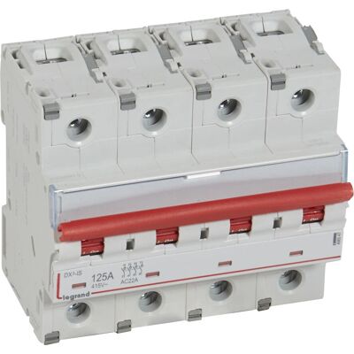Disjoncteur Legrand 406547 - 4 pôles 125A - 400V - IP20 - Publicité Disjoncteur Legrand 406547 - 4 pôles 125A - 400V - IP20 - Publicité