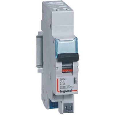 Legrand 406781 Disjoncteur - 6A, Automatique, 230V, Courbe C - Publicité Legrand 406781 Disjoncteur - 6A, Automatique, 230V, Courbe C - Publicité