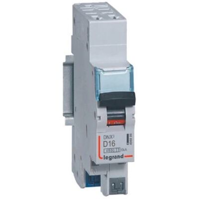 Legrand DNX3 1P+NG D16 4500A/6KA AUTO - Disjoncteur - Publicité Legrand DNX3 1P+NG D16 4500A/6KA AUTO - Disjoncteur - Publicité