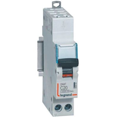 Disjoncteur Legrand 406884 - 230V, 20A, 6kA, Mono Pôle N - Publicité Disjoncteur Legrand 406884 - 230V, 20A, 6kA, Mono Pôle N - Publicité