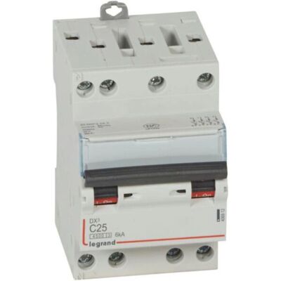 Legrand DX³4500 Tetraipolar 400V 25A - Interruptor automático Legrand DX³4500 Tetraipolar 400V 25A - Interruptor automático