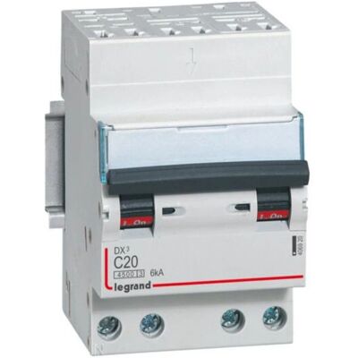 Disjoncteur Legrand DX3 4500 - 4P, 20A, 400V - Publicité Disjoncteur Legrand DX3 4500 - 4P, 20A, 400V - Publicité