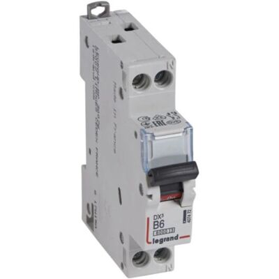 Legrand - DX3 407467 - Typ B - 1P+N - Skyddsbrytare Legrand - DX3 407467 - Typ B - 1P+N - Skyddsbrytare