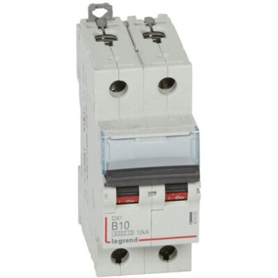 Legrand 407493 Interruptor Automático - 10A, Gris, 2 Módulos Legrand 407493 Interruptor Automático - 10A, Gris, 2 Módulos
