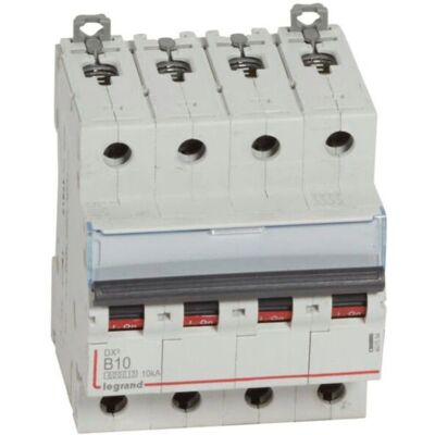 Interruptor Legrand 407594 - 4 polos - 10A - Gris - IP20 - Montaje en DIN Interruptor Legrand 407594 - 4 polos - 10A - Gris - IP20 - Montaje en DIN
