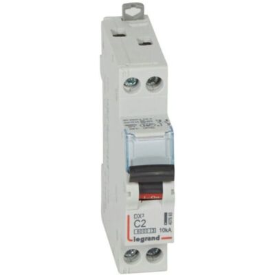 Disjoncteur Legrand DX³6000 - 10kA, 230V, Rail DIN, 2A - Courbe C - Publicité Disjoncteur Legrand DX³6000 - 10kA, 230V, Rail DIN, 2A - Courbe C - Publicité