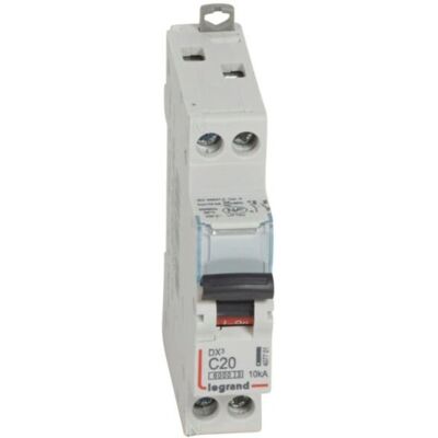 Legrand 407701 Disjoncteur - 20A, Courbe C, 10 kA, Montage sur rail DIN - Publicité Legrand 407701 Disjoncteur - 20A, Courbe C, 10 kA, Montage sur rail DIN - Publicité