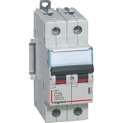 Legrand 407802 Interruptor Automático - 2P 25A Curva C Legrand 407802 Interruptor Automático - 2P 25A Curva C