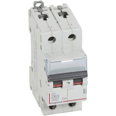 Legrand DX³6000 Disjoncteur - 2P 63A - Courbe D - Publicité Legrand DX³6000 Disjoncteur - 2P 63A - Courbe D - Publicité