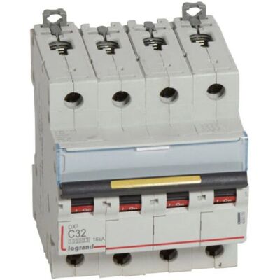 Legrand 409358 Interruptor automático - 4P 32A - Gris - Eléctrico Legrand 409358 Interruptor automático - 4P 32A - Gris - Eléctrico