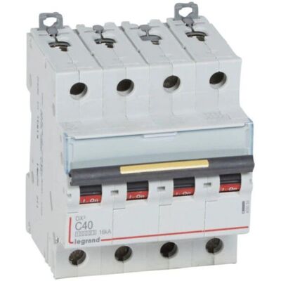 Legrand 409359 Disjoncteur - 4P - 400V - 40A - Courbe C - Publicité Legrand 409359 Disjoncteur - 4P - 400V - 40A - Courbe C - Publicité