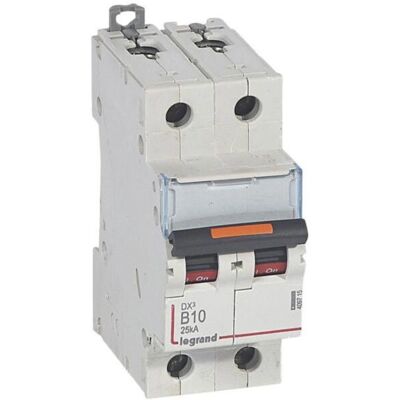 Legrand 409715 Schutzschalter - 2-polig, 10A - IP20 Legrand 409715 Schutzschalter - 2-polig, 10A - IP20