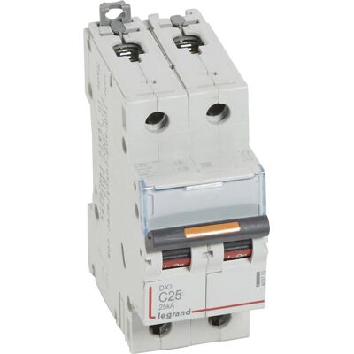 Legrand 409770 Disjoncteur - 2P, 25A, 230/400V - Publicité Legrand 409770 Disjoncteur - 2P, 25A, 230/400V - Publicité