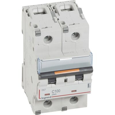 Interrupteur Legrand 409776 - 2P 230/400V 100A - Courbe C - Publicité Interrupteur Legrand 409776 - 2P 230/400V 100A - Courbe C - Publicité