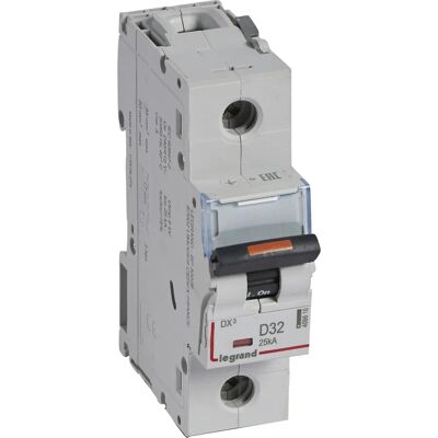 Legrand 409810 Leitungsschutzschalter - 32A, D-Char, IP20 Legrand 409810 Leitungsschutzschalter - 32A, D-Char, IP20
