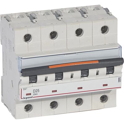Legrand 409848 Sikring - 4P 25KA D-kurve IEC 60947-2 Legrand 409848 Sikring - 4P 25KA D-kurve IEC 60947-2