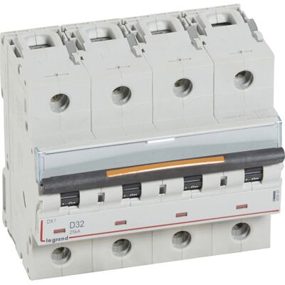 Legrand 409849 Disjoncteur - 25KA, Courbe D, Tétrapolaire, 400V - 32A - Publicité Legrand 409849 Disjoncteur - 25KA, Courbe D, Tétrapolaire, 400V - 32A - Publicité