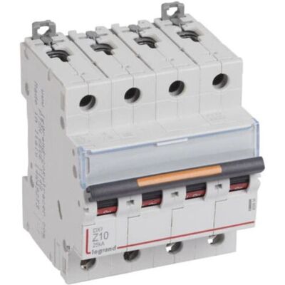 Legrand 409934 DX3 Kismegszákító 4P Z10 10A 25kA Legrand 409934 DX3 Kismegszákító 4P Z10 10A 25kA
