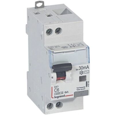 Disjoncteur Legrand DX³4500 - 230V, 6A, 2 modules - Publicité Disjoncteur Legrand DX³4500 - 230V, 6A, 2 modules - Publicité