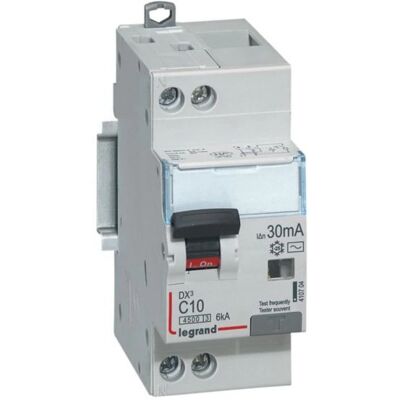 Legrand 410704 disjoncteur - 230V, 10A, 2 pôles, IP20, Courbe C - Publicité Legrand 410704 disjoncteur - 230V, 10A, 2 pôles, IP20, Courbe C - Publicité