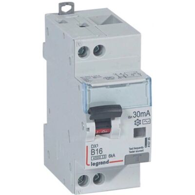 Legrand 410735 Disjoncteur - Gris - Type AC - 16A - 30mA - 2 Modules - Publicité Legrand 410735 Disjoncteur - Gris - Type AC - 16A - 30mA - 2 Modules - Publicité