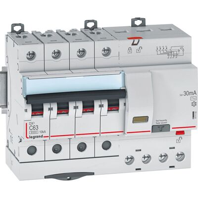 Legrand 411192 Interruptor Automático - 4P, 6000A, 30mA, IP20 - Interruptor Legrand 411192 Interruptor Automático - 4P, 6000A, 30mA, IP20 - Interruptor