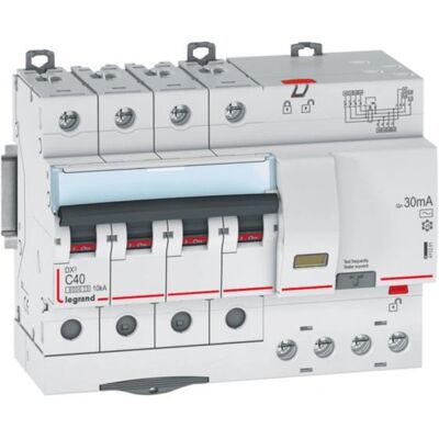 Disjoncteur Legrand DX3 6000A - 4P AC 30mA IP20 - Publicité Disjoncteur Legrand DX3 6000A - 4P AC 30mA IP20 - Publicité