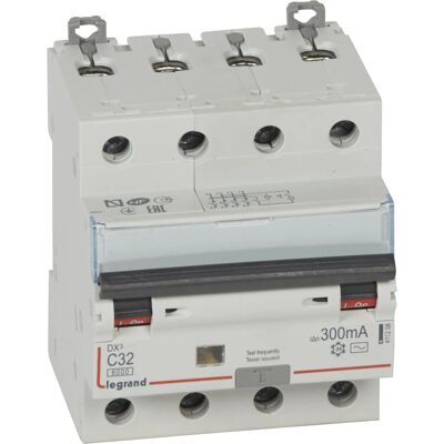 Disjoncteur différentiel Legrand 411208 - 4P 32A 300mA Type AC - Publicité Disjoncteur différentiel Legrand 411208 - 4P 32A 300mA Type AC - Publicité