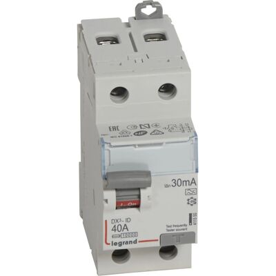 Legrand 411555 Interruptor diferencial - 2P, 40A, 30mA, Tipo A Legrand 411555 Interruptor diferencial - 2P, 40A, 30mA, Tipo A