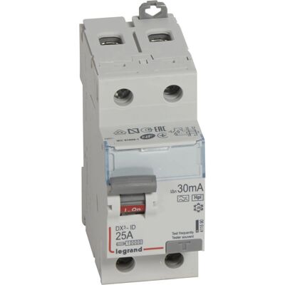 Legrand 411590 Leitungsschutzschalter - 2P 25A Typ F 30mA Legrand 411590 Leitungsschutzschalter - 2P 25A Typ F 30mA