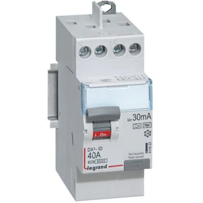 Interrupteur Legrand 411623 - Différentiel Haute Courant - 2 Modules - Publicité Interrupteur Legrand 411623 - Différentiel Haute Courant - 2 Modules - Publicité