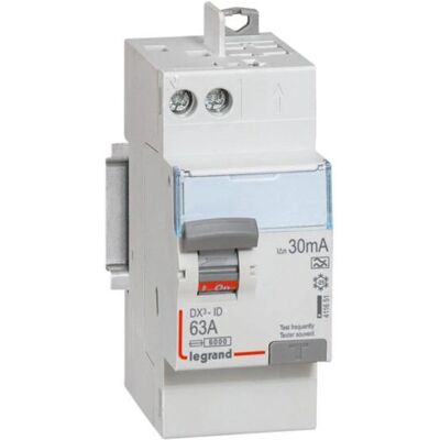 Interrupteur Legrand DX³-ID - 2 pôles 63A TypeA 30mA - Publicité Interrupteur Legrand DX³-ID - 2 pôles 63A TypeA 30mA - Publicité